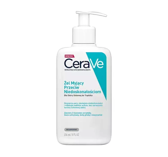 Cerave żel myjący do twarzy przeciw niedoskonałościom 236ml