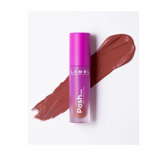 Lamel Posh Matte Liquid Lip Stain pomadka do ust 405 Punch Pink 4ml