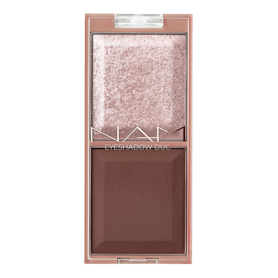 NAM Eyeshadow Duo mini paletka z matowym i foliowym cieniem do powiek 02 5 g