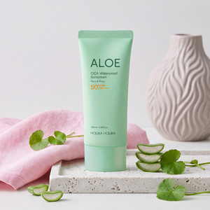 Holika Holika Aloe CICA Waterproof Sunscreen SPF50+ PA++++ wodoodporny krem-żel przeciwsłoneczny do ciała i twarzy 100 ml
