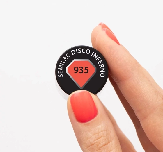 Semilac x Margaret lakier hybrydowy 935 Disco Inferno 7 ml
