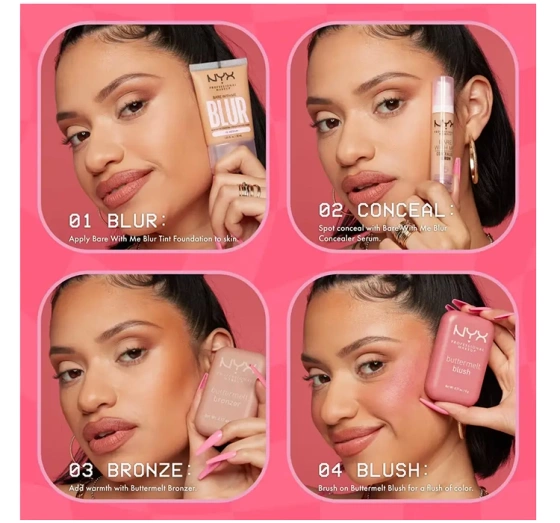 NYX Professional Makeup Buttermelt róż do policzków w kompakcie 02 Butta Together 5 g
