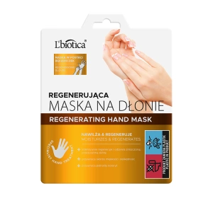 L'Biotica regenerująca maska na dłonie 1 para