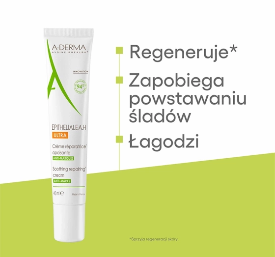 A-Derma Epitheliale A.H Ultra kojąco-regenerujący krem do twarzy i ciała 40ml