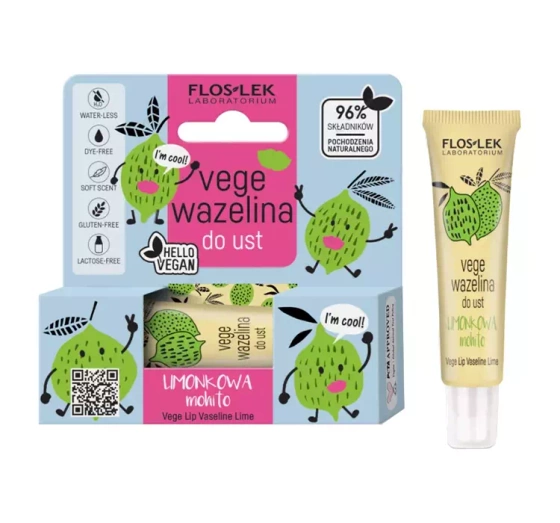 FLOS-LEK VEGE WAZELINA DO UST LIMONKOWA 10G