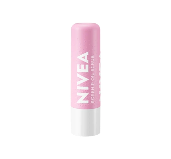 NIVEA Caring Scrub Super Soft pielęgnujący peeling do ust Dzika Róża 4,8 g