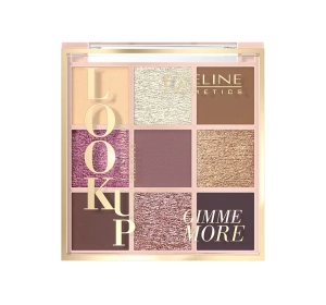 Eveline Cosmetics Look Up Eyeshadow Palette paleta cieni do powiek Gimme More 10,8 g