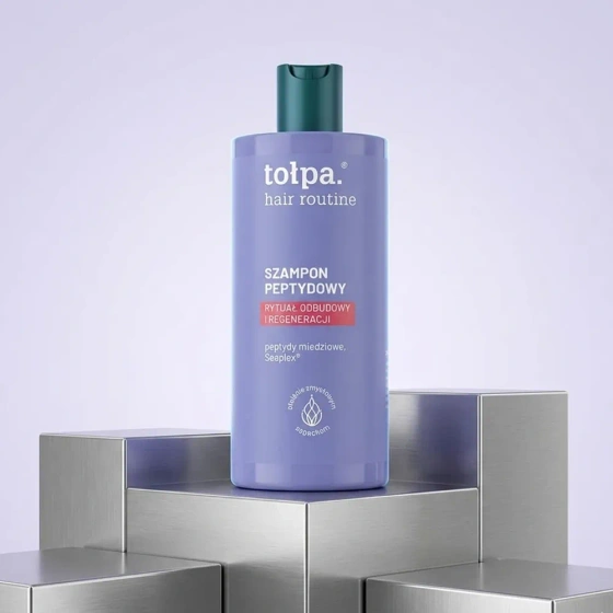 Tołpa Hair Routine peptydowy szampon do włosów zniszczonych 300 ml