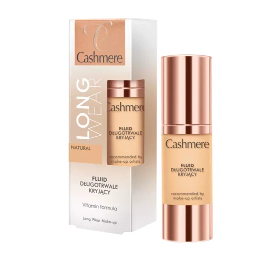 Dax Cosmetics Cashmere Long Wear Make-Up fluid długotrwale kryjący Natural 30ml