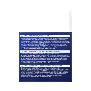 NIVEA 24h Nawilżenia odświeżający regenerujący krem na noc cera normalna 50 ml