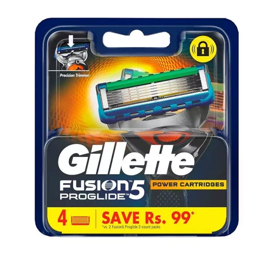 Gillette Fusion5 ProGlide wkłady do maszynki do golenia dla mężczyzn 4 sztuki