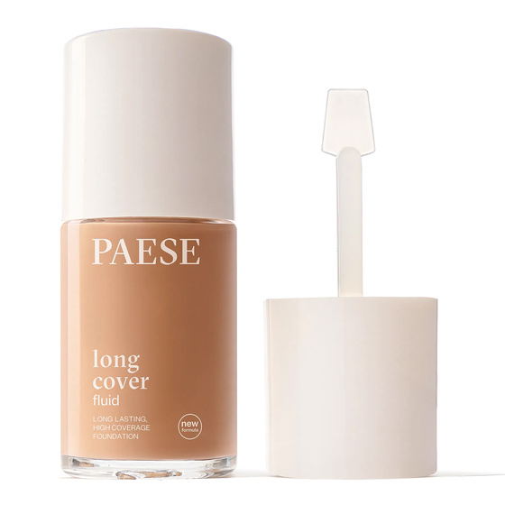 Paese Long Cover Fluid kremowy podkład kryjący do twarzy nowa formuła 03 Golden Beige 30 ml