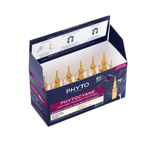 Phyto Phytocyane kuracja przeciw reakcyjnemu wypadaniu włosów dla kobiet 12 x 5 ml