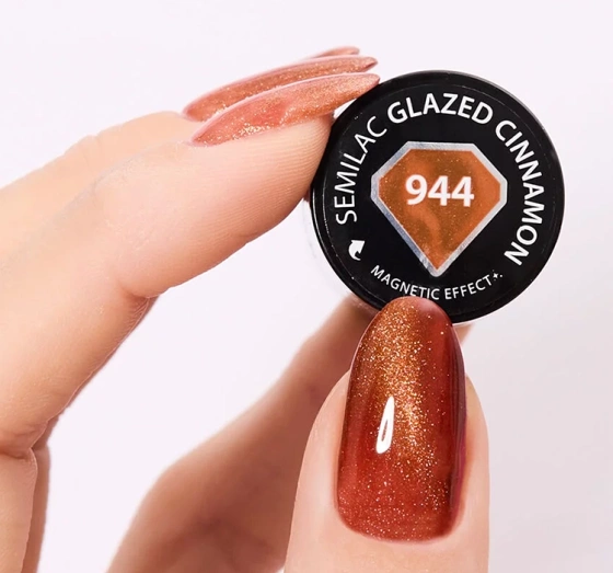 Semilac TrendyLicious lakier hybrydowy 944 Glazed Cinnamon 7 ml