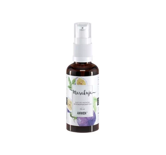 Anwen Olej Marakuja do włosów wysokoporowatych 50ml