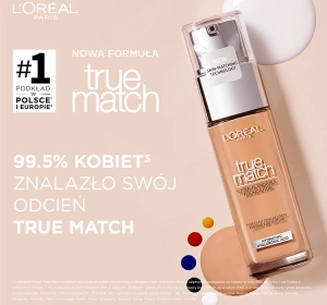 L'Oréal Paris True Match podkład dopasowujący się do koloru skóry 3.5 N 30 ml
