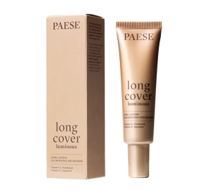 Paese Long Cover Luminous satynowo-rozświetlający podkład do twarzy 01 Light Beige 30 ml