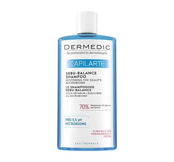 Dermedic Capilarte Sebu-Balance szampon przywracający równowagę mikrobiomu skóry 300ml