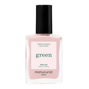 Manucurist Green Nail Polish klasyczny lakier do paznokci Milky Pink 15 ml