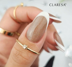 Claresa hybrydowy lakier do paznokci Cat Eye Silver 5 g