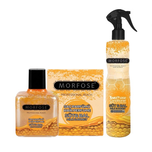 Morfose Milk & Honey zestaw do pielęgnacji włosów perfumy do włosów 100 ml + odżywka w sprayu 400 ml
