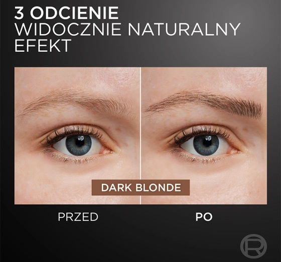 L'Oréal Paris Faux Brow marker do brwi z podwójną końcówką Dark Blonde 1ml