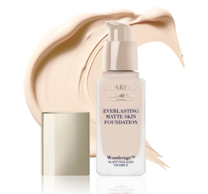 Claresa Care All Day podkład matująco-wygładzający Light Beige 32 ml