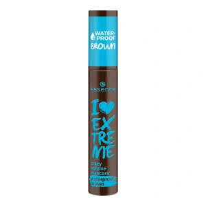 Essence I Love Extreme wodoodporny tusz do rzęs 01 Cozy Brown 12 ml