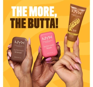 NYX Professional Makeup Buttermelt Glaze podkład w kremie SPF30 08 Nutmeg Butta 30 ml