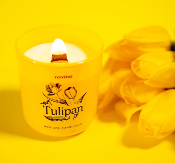 Ravina sojowa świeca zapachowa Tulipan 175g