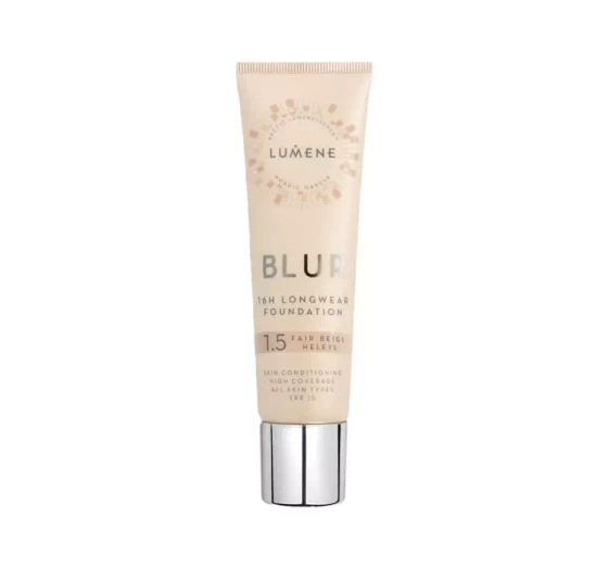 Lumene Blur długotrwały podkład 16H 1.5 Fair Beige SPF 15 30ml  