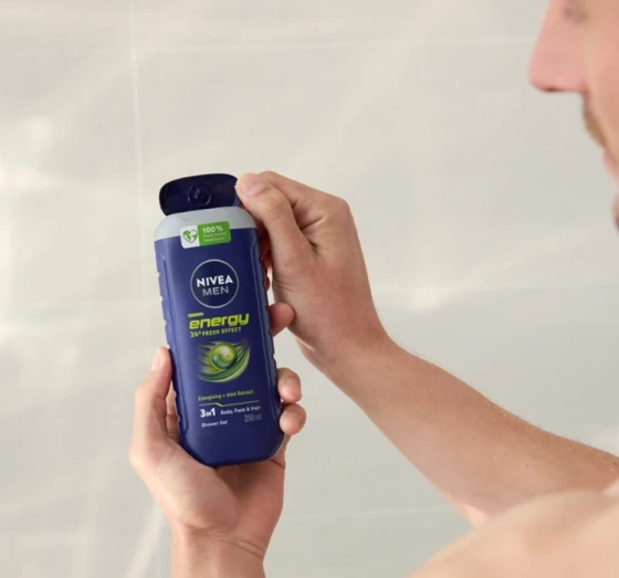 NIVEA MEN Energy energetyzujący żel pod prysznic 3w1 250ml