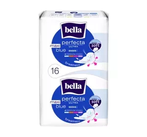 Bella Perfecta Ultra Maxi Blue podpaski higieniczne ze skrzydełkami 16 sztuk