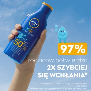 NIVEA SUN Kids Protect&Moisture przeciwsłoneczny balsam do opalania dla dzieci SPF50 200 ml