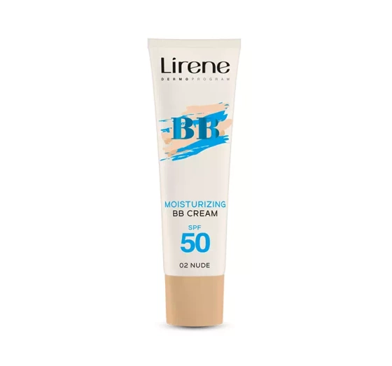 Lirene Nawilżający krem koloryzujący BB SPF50 02 Nude 30ml