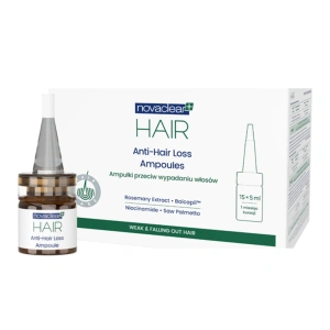 Novaclear Hair ampułki przeciw wypadaniu włosów 15 x 5 ml