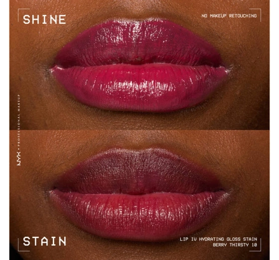 NYX Professional Makeup Lip IV Hydrating Gloss Serum błyszczyk do ust 10 Berry Thirsty 5ml