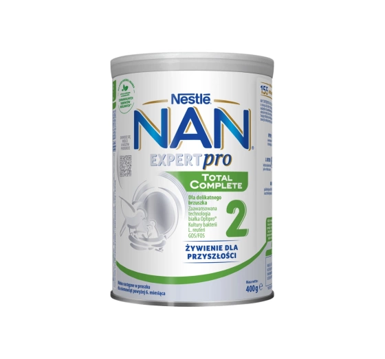 Nan Expert Pro Total Complete 2 mleko następne w proszku dla niemowląt powyżej 6 miesiąca 380g