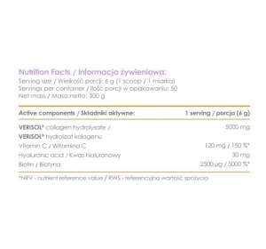 Allnutrition Alldeynn Collarose Fish suplement diety Raspberry Wild Strawberry 300g