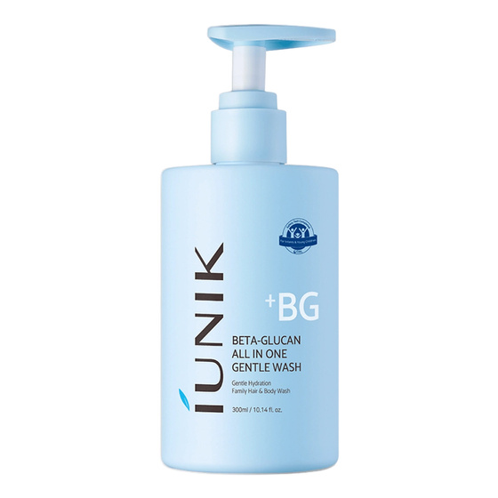 iUNIK Beta Glucan All In One Gentle Wash delikatny żel do mycia twarzy i ciała 300 ml