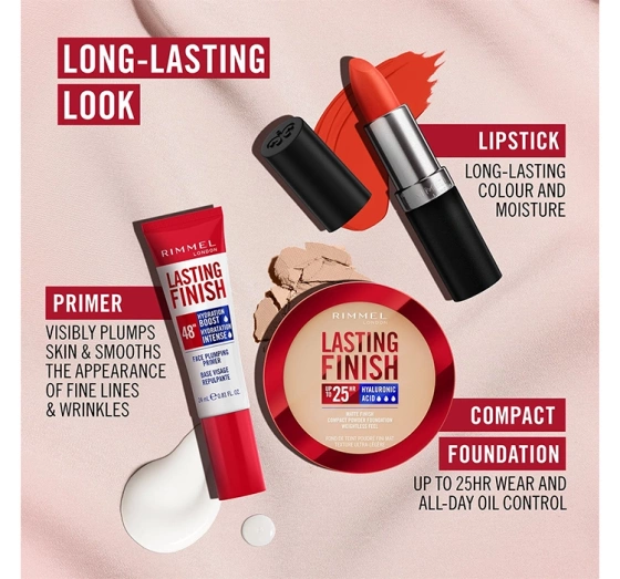 Rimmel Lasting Finish satynowa pomadka w sztyfcie 280 Mauve Quartz 4g