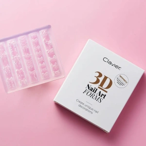Clavier 3D Nail Art Forms silikonowe formy do ozdób 10