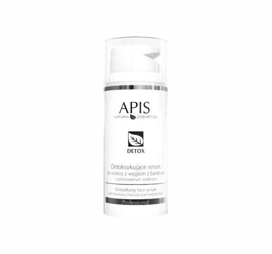 Apis Detox detoksykujące serum do twarzy z węglem z bambusa i jonizowanym srebrem 100ml