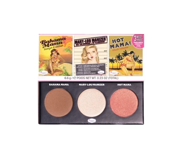 The Balm Trio Must Haves paleta do makijażu twarzy 6,6g