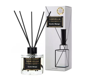 SORVELLA PREMIUM DYFUZOR ZAPACHOWY Z PATYCZKAMI EXOTIC MANGO 120ML