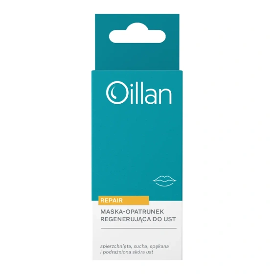 Oillan Repair maska-opatrunek regenerujący do suchych i spierzchniętych ust 15 g