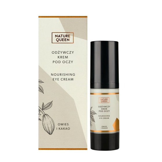 Nature Queen odżywczy krem pod oczy Owies i Kakao 30 ml