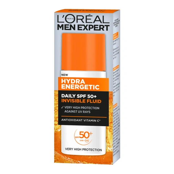 L’Oréal Paris Men Expert Hydra Energetic ultralekki nawilżający krem na dzień z filtrem SPF50+ 50 ml