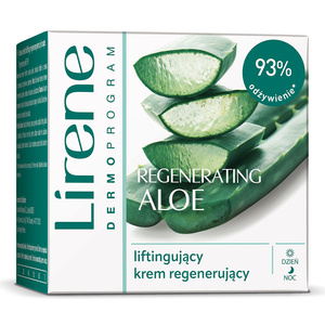 Lirene Regenerating Aloe liftingujący krem regenerujący do twarzy 50 ml