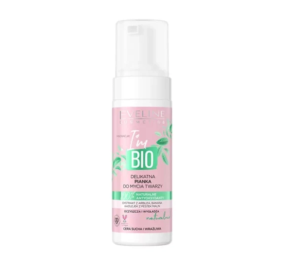 Eveline I'm Bio delikatna pianka do mycia twarzy 150ml